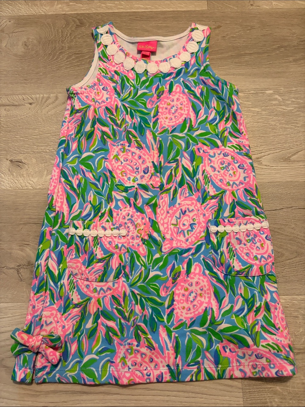 Lilly Pulitzer Pink & Blue Floral Shift Dress